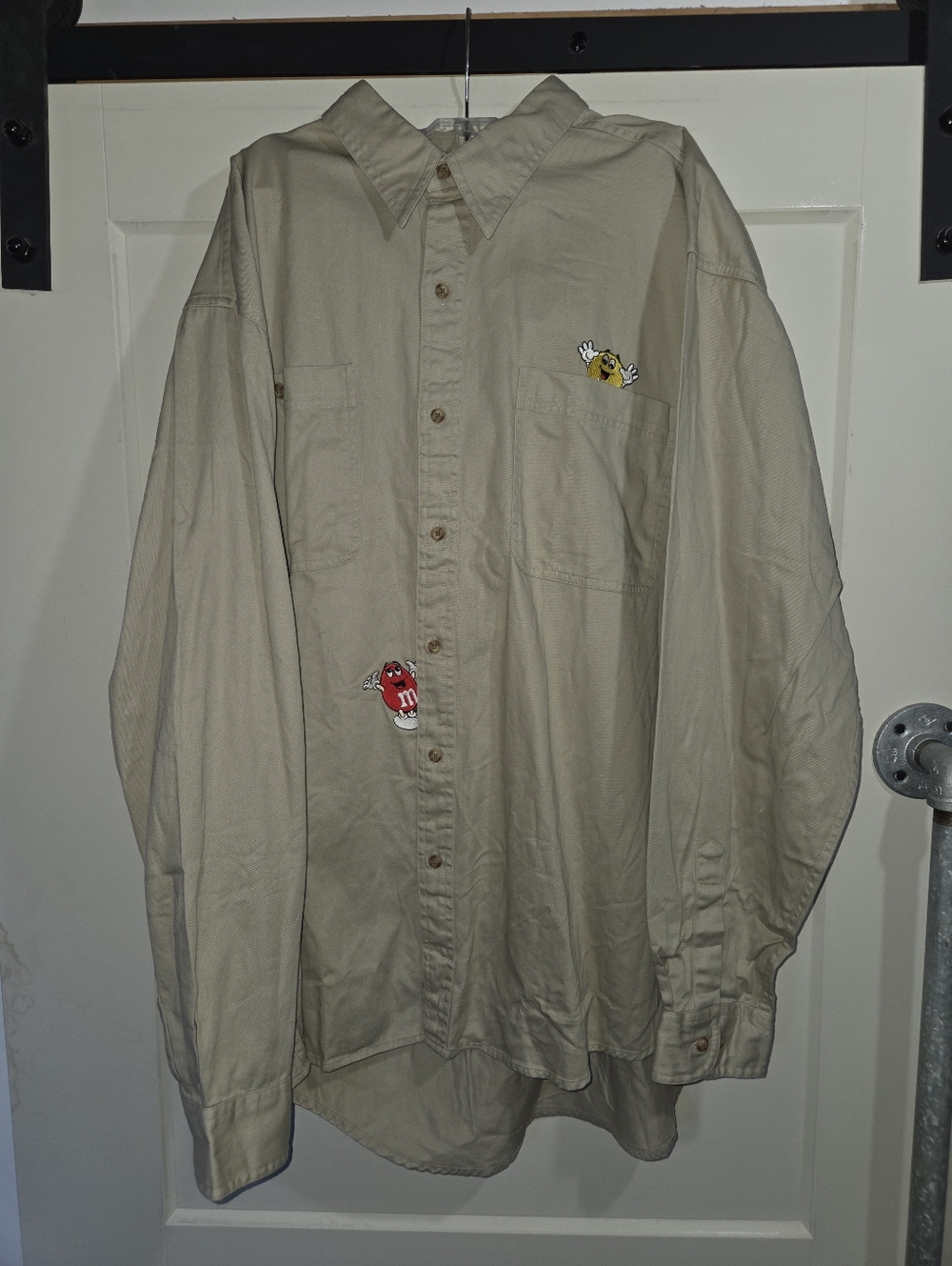 Vintage M&Ms × Planet Mars Button Up Long Sleeve Shirt